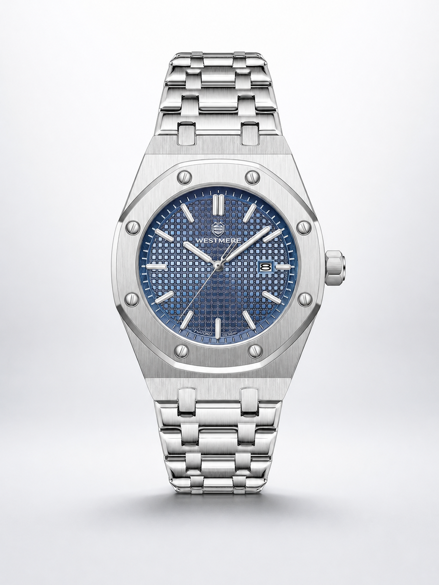 The Belgravia – Silver / Blue