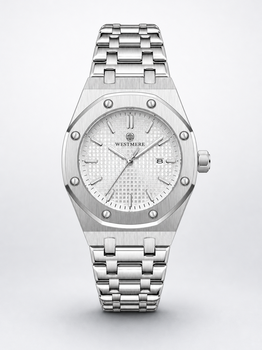 The Belgravia – Silver / White