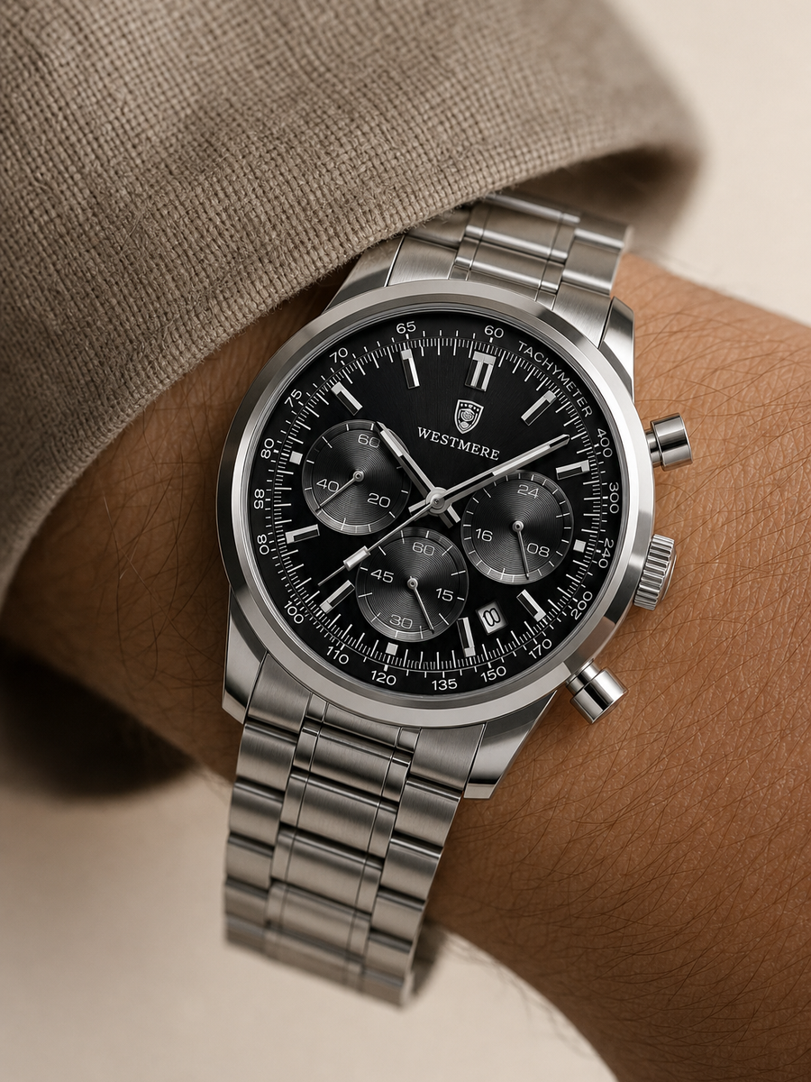 The Carlisle — Midnight Black — Lifestyle Wrist Shot