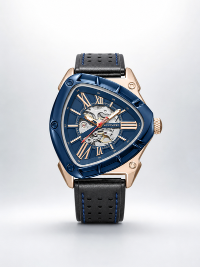 The Fitzrovia – Rose Gold / Blue